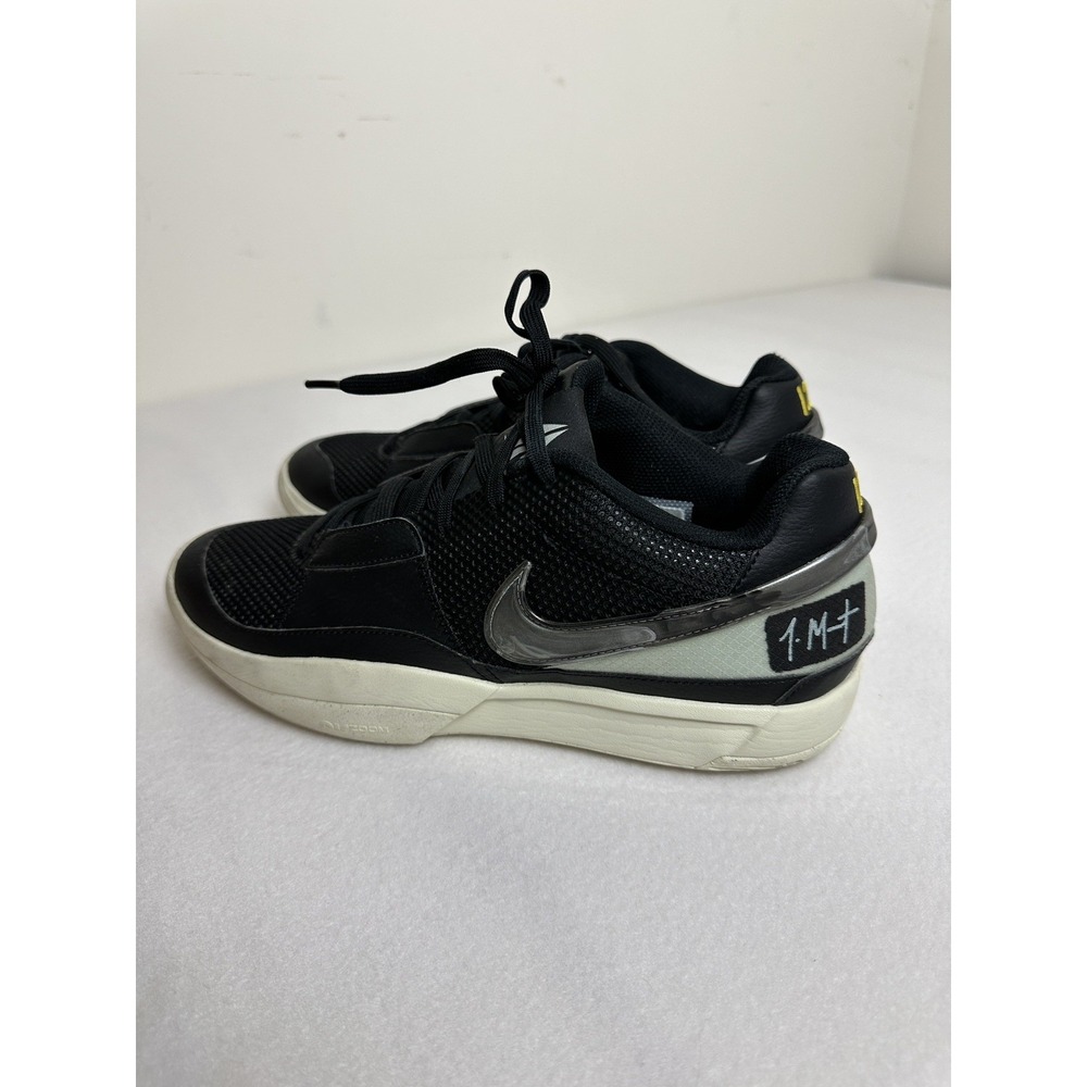 Mens Size 10.5 Nike Ja 1 Black Light Silver Basketball Shoes DR8785 002